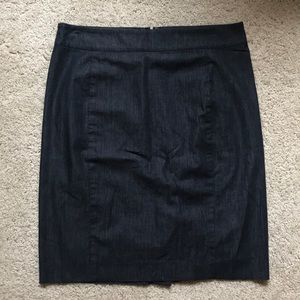 Ann Taylor LOFT Lightweight denim skirt worn once